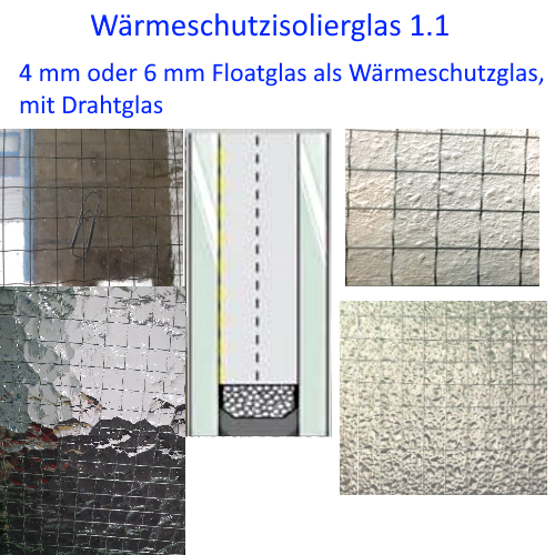 Isolierglas mit Draht kaufen Berlin Potsdam.