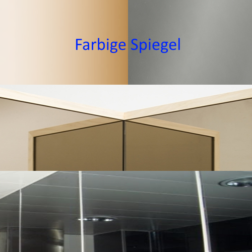 Spiegel farbig