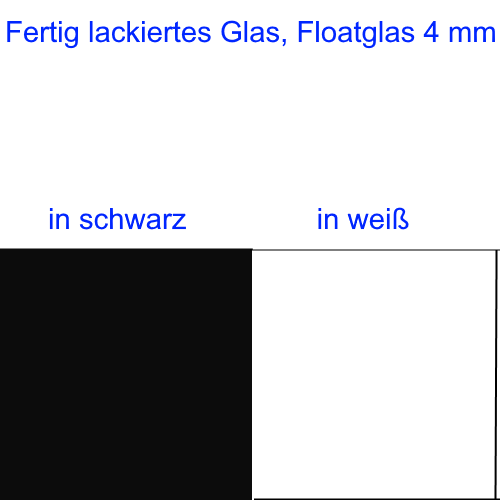 Fertig lackiertes Glas Berlin