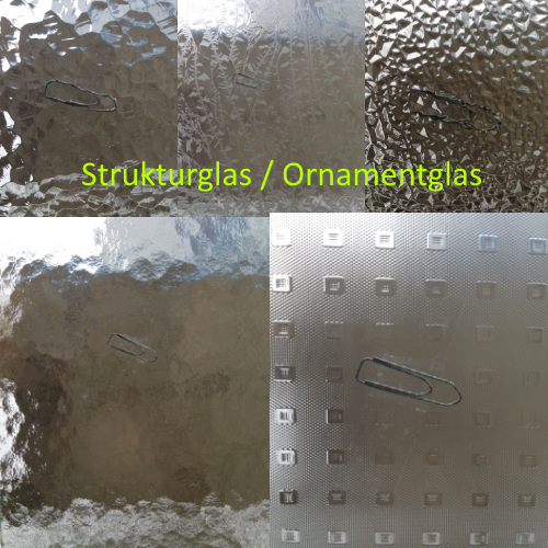 Strukturglas Ornamentglas 4mm kaufen auf Maß Berlin Potsdam.