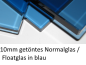 Preview: 10 Parsol blau Glasscheibe