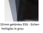 Preview: 10mm ESG grau Parsol getönt farbig kaufen auf Maß