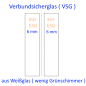 Preview: 12mm VSG aus ESG Weißglas kaufen