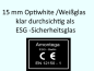 Preview: Weißglas Optiwhite, Supertransparent ESG 15mm
