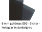 Preview: 6mm ESG Dark grey dunkelgrau schwarz kaufen auf Maß  Berlin Potsdam