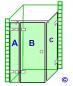 Preview: Eckdusche Echtglas