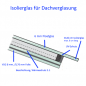 Preview: Isolierglas / Überkopfverglasung für Dachverglasung mit 6mm Floatglas / 8mm VSG 0,76mm Folie