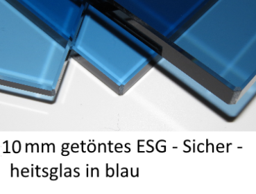 10mm ESG blau Parsol getönt farbig kaufen auf Maß  Berlin Potsdam