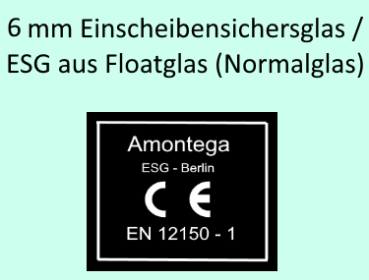 6mm ESG Sicherheitsglas kaufen Berlin Potsdam.