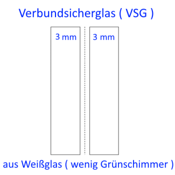 6mm VSG Weißglas kaufen