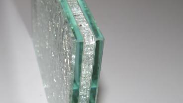 Tranparentes Crashglas Bruchglas 17mm