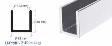 Profil für Echtglasdusche