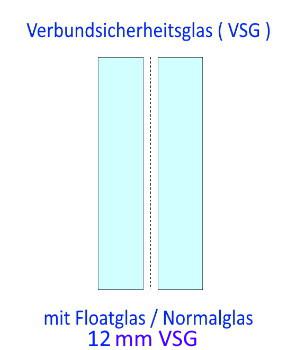 12mm VSG Sicherheitsglas kaufen