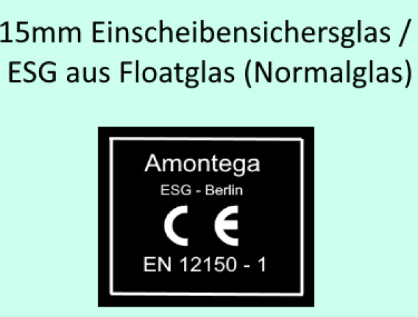 15mm ESG Sicherheitsglas kaufen Berlin Potsdam.