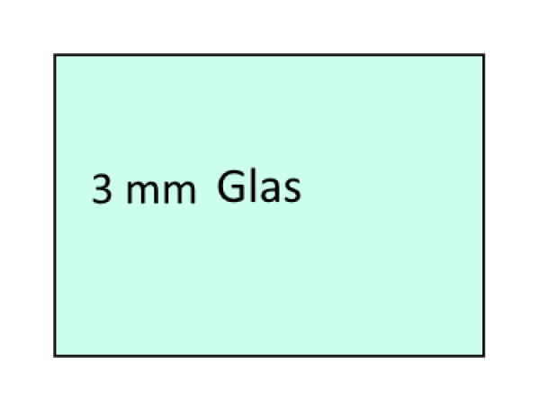 3mm Fensterglas Normalglas