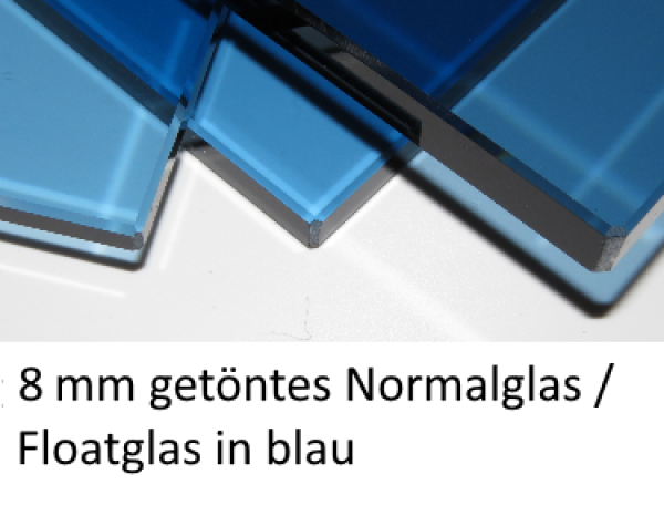 8mm Parsol blau Glasscheibe