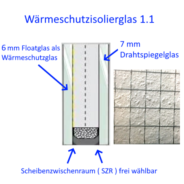 Isolierglas Nach Maß | Bis 70x110 Cm | 4-6-4 Aufbau, Made In Germany | Kostenlos Upgrade Auf ONE-Wärmeschutzglas