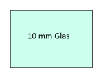 Floatglas / Normalglas 10mm