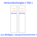 20mm VSG aus ESG Weißglas kaufen
