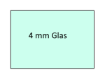 Floatglas / Normalglas 4mm