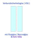 Verbundsicherheitsglas aus Floatglas / 8mm VSG